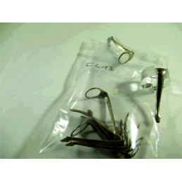 Lot de 10 clips nickelés...