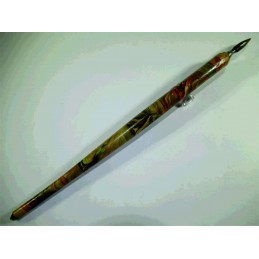 French wooden pen holder...